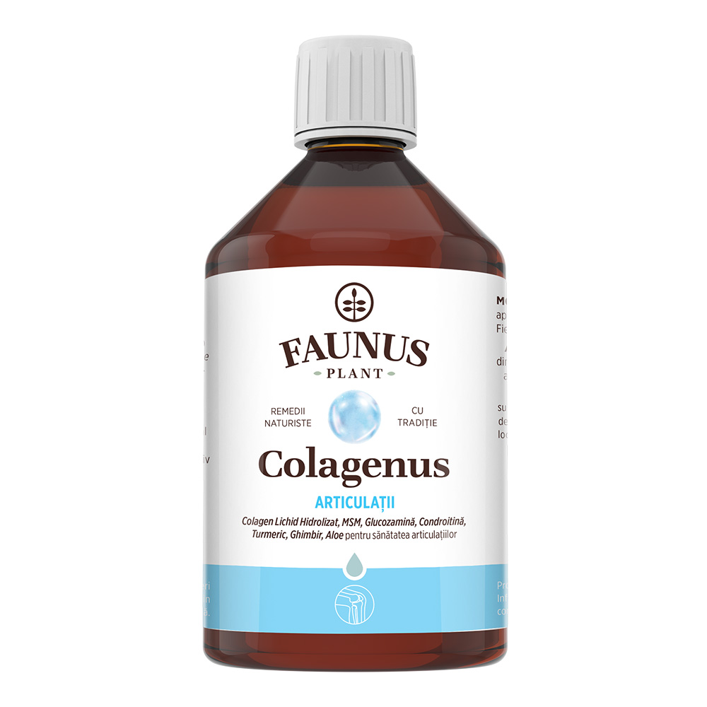 Colagen lichid pentru muschi ligamente Colagenus Articulatii , 500ml, Faunus Plant
