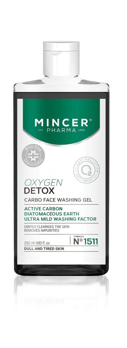 Gel de curatare pentru fata Carbo-Gel Oxygen Detox, 250ml, Mincer Pharma