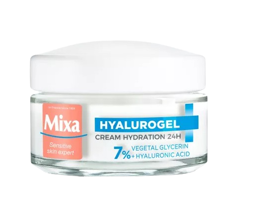 Crema hidratanta cu acid hialuronic Hyalurogel Light pentru ten normal-uscat, 50ml, Mixa