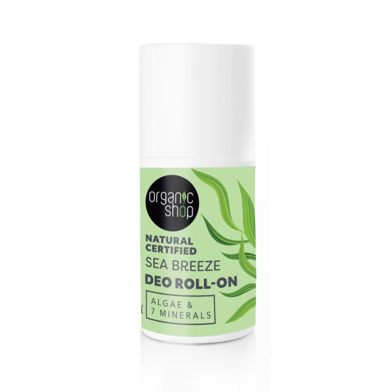 Deodorant natural roll-on Sea Breeze Algae 7 Minerals, 50ml, Organic Shop