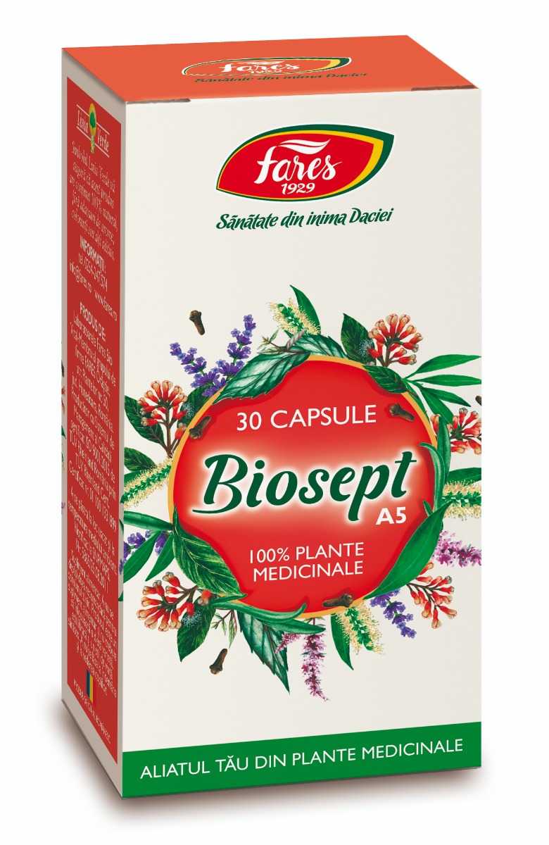 Biosept, 30 capsule, Fares