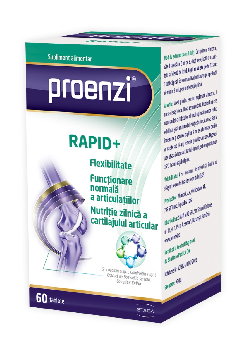 Proenzi Rapid+, 60 tablete, Walmark