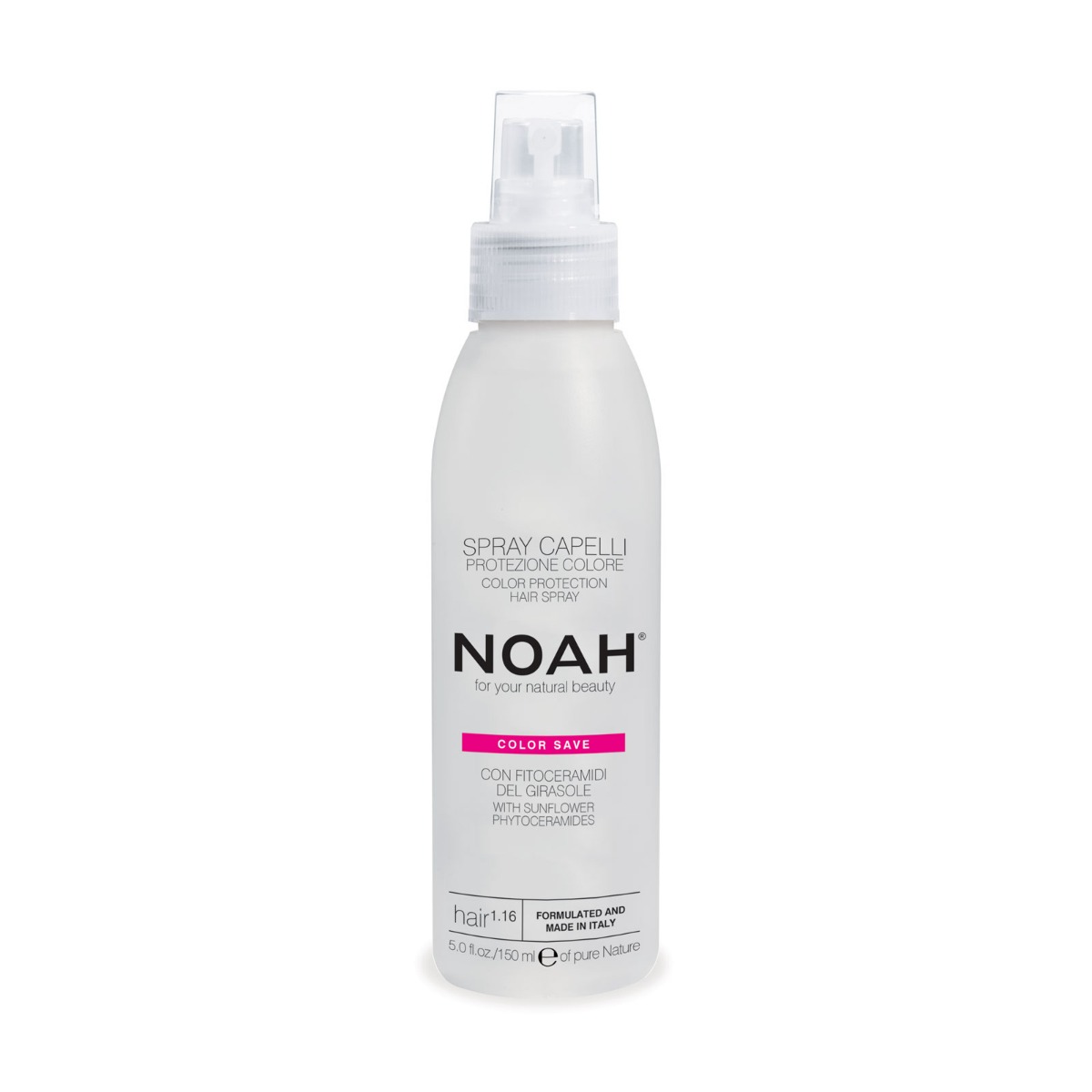 Spray de par natural pentru protectia culorii cu fitoceramide de floarea soarelui (1.16), 150ml, Noah