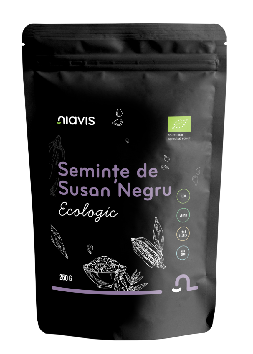 Susan negru ecologic, 250g, Niavis