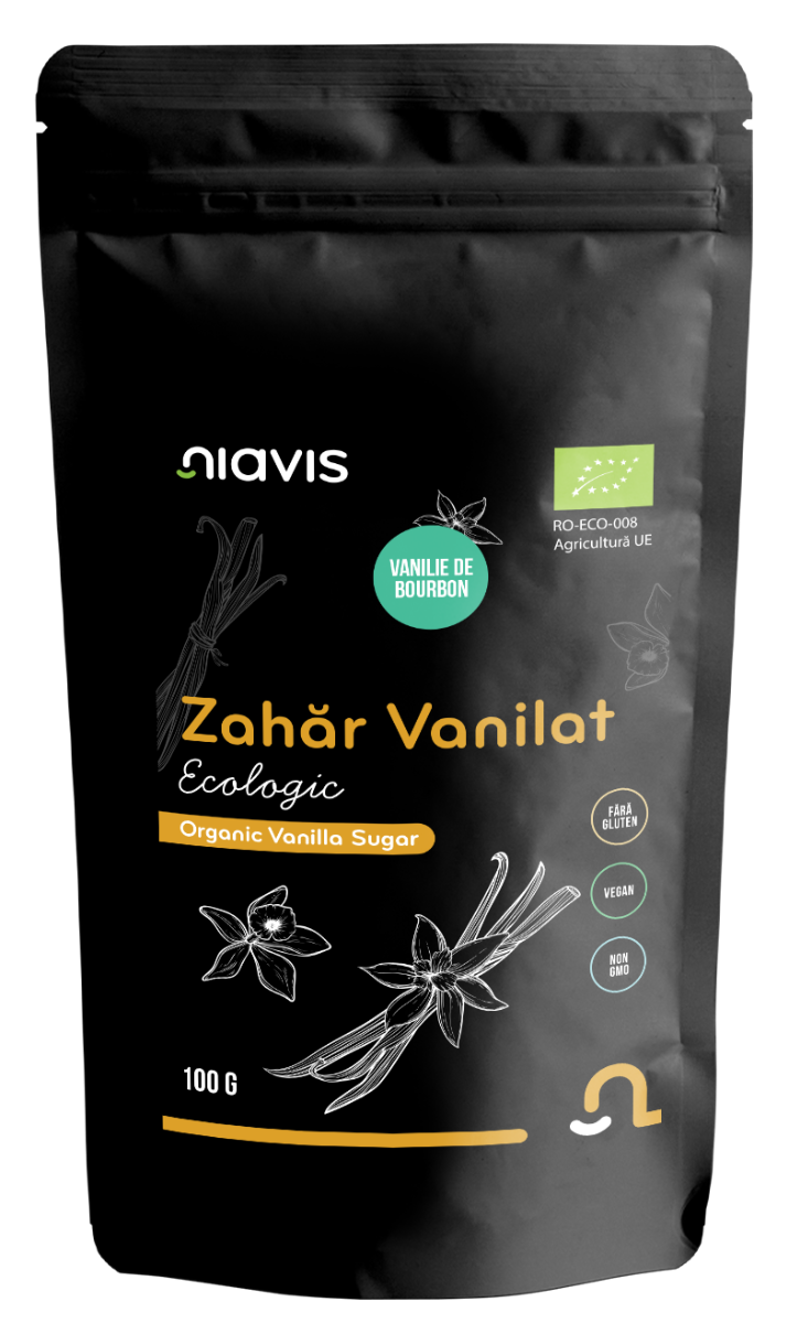 Zahar vanilat ecologic, 100g, Niavis