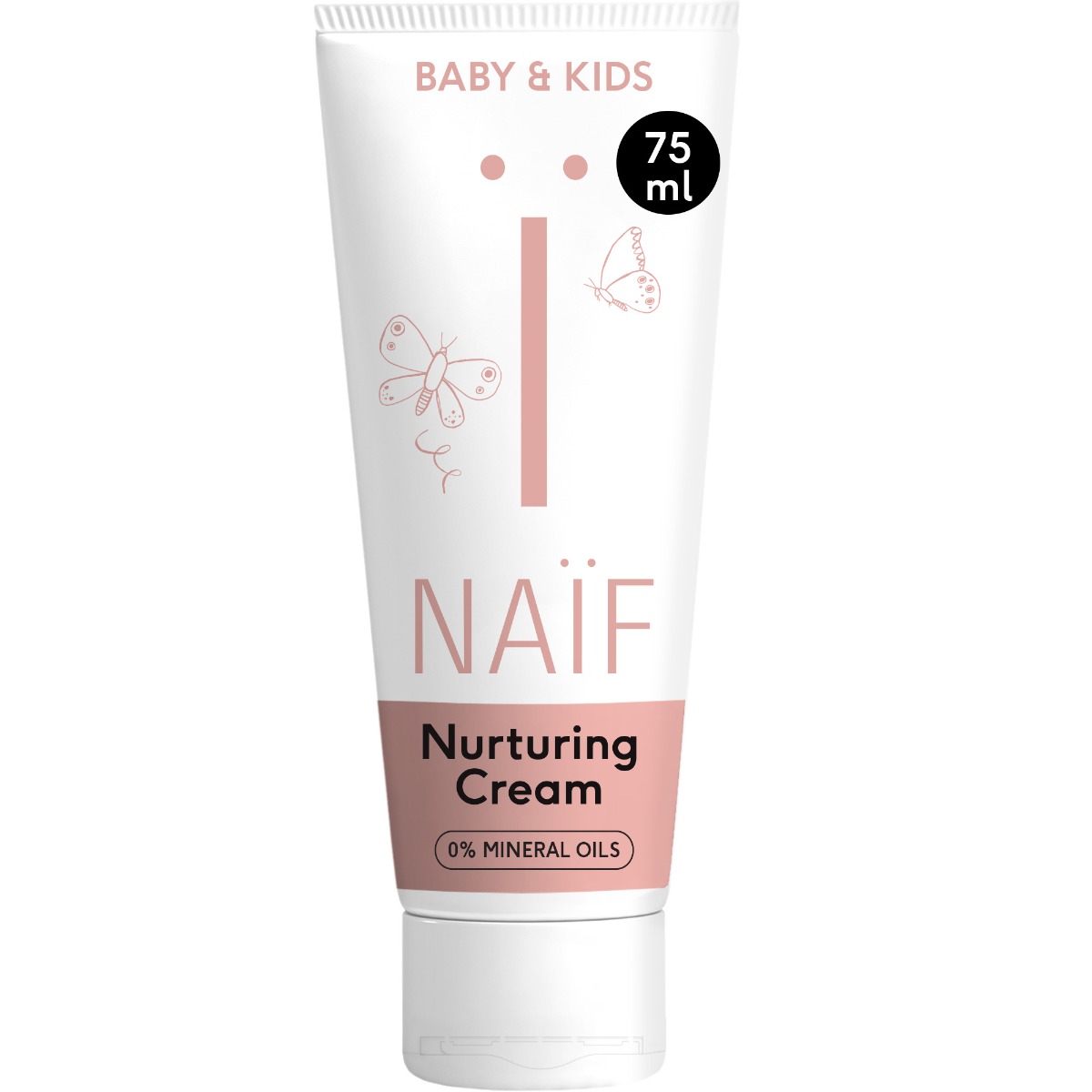 Crema nutritiva pentru pielea uscata a bebelusilor si copiilor, 75ml, Naif