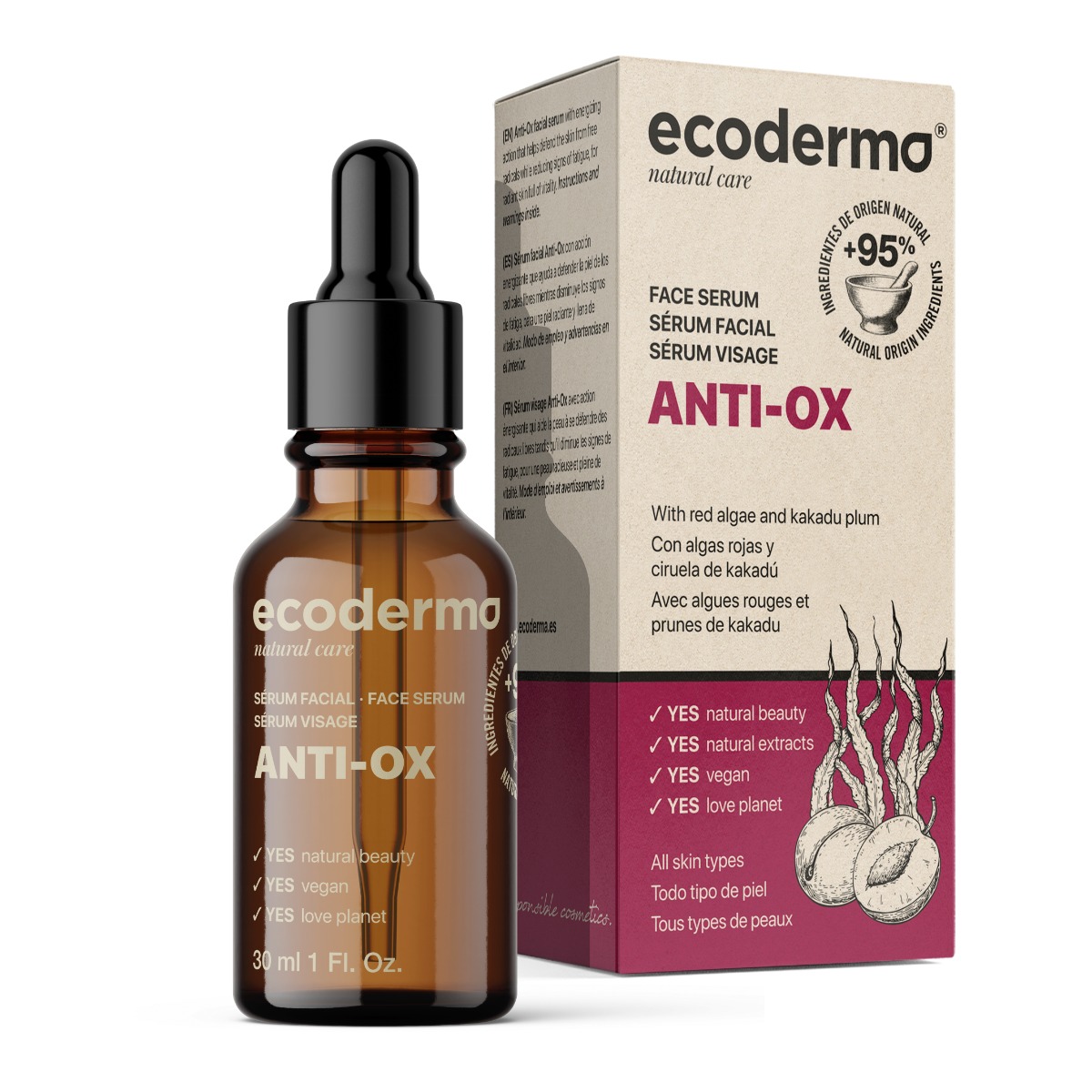Ser antioxidant, 30ml, Ecoderma