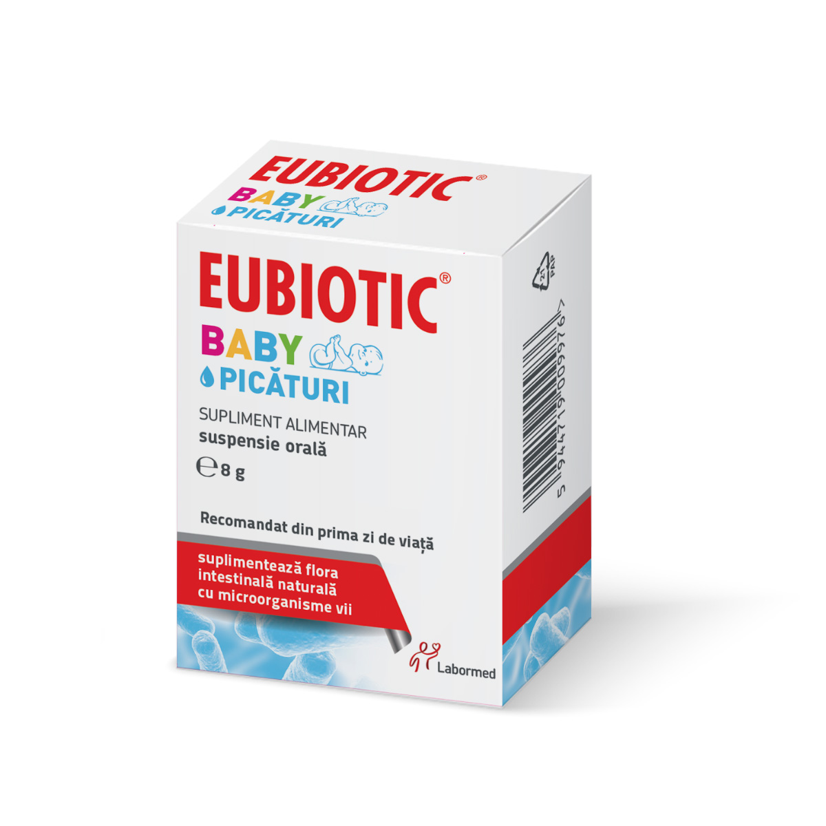 Eubiotic Baby picaturi, 8 g, Labormed