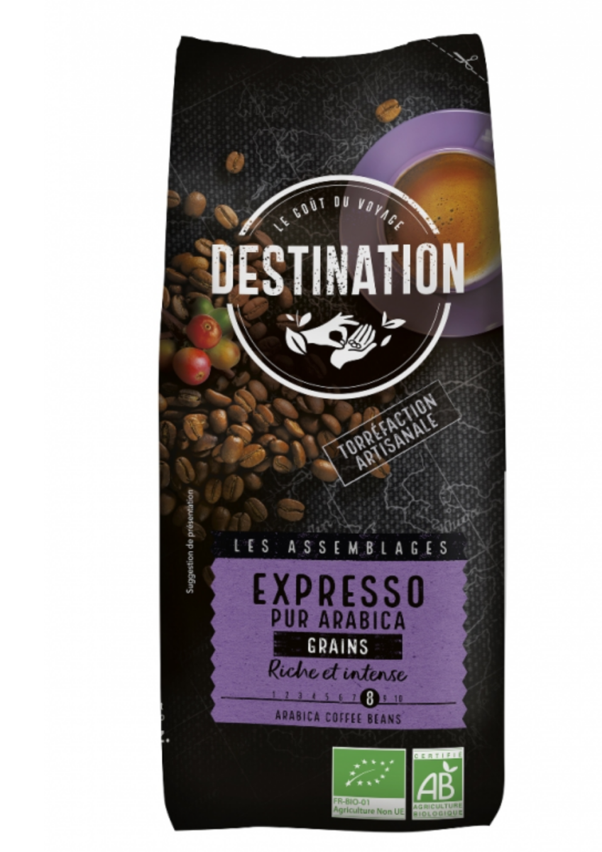 Cafea boabe eco pur arabica expresso, 500g, Destination