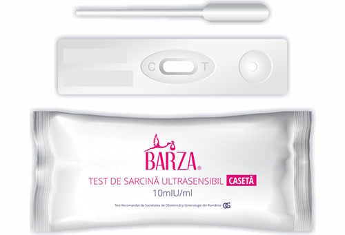 Test de sarcina Ultrasensibil Caseta Barza x 1buc