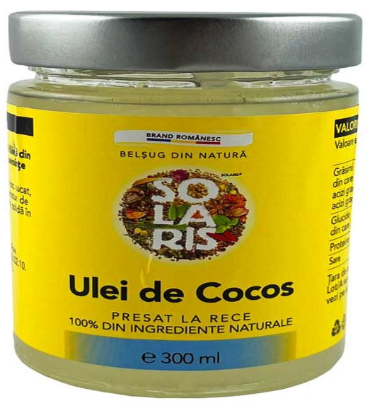 Ulei de Cocos, 300ml, Solaris