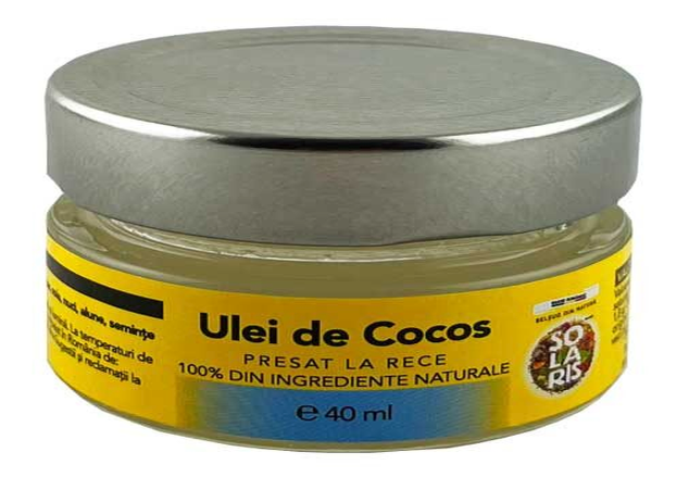 Ulei de cocos, 40ml, Solaris