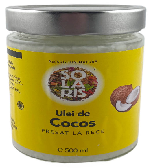Ulei de cocos, 500ml, Solaris