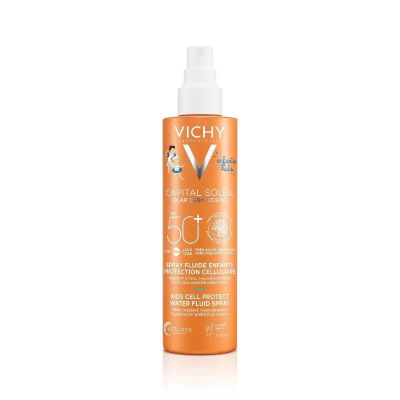 VICHY CAPITAL SOLEIL Kids Cell Protect Spray fluid SPF50+ pentru copii, 200ml