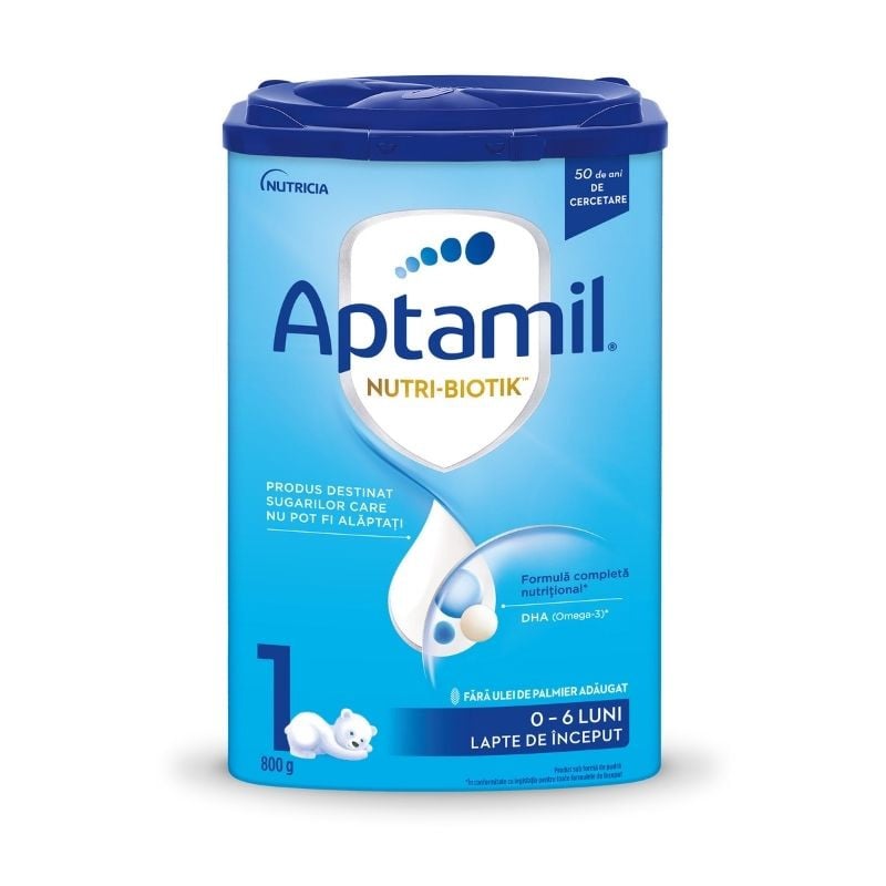 Lapte praf Aptamil 1, 800 g - 0-6 luni
