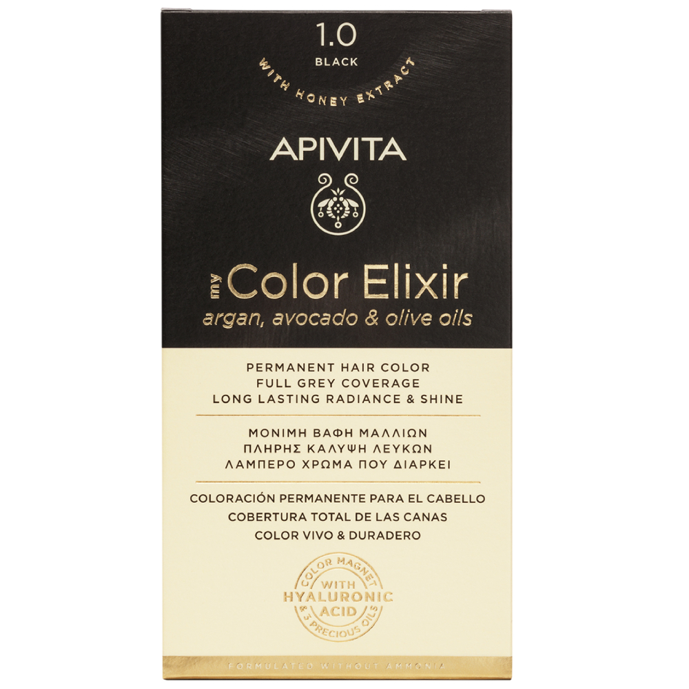Apivita My Color Elixir Vopsea de par, N1.0