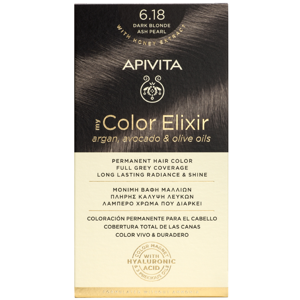 Apivita My Color Elixir Vopsea de par, N6.18
