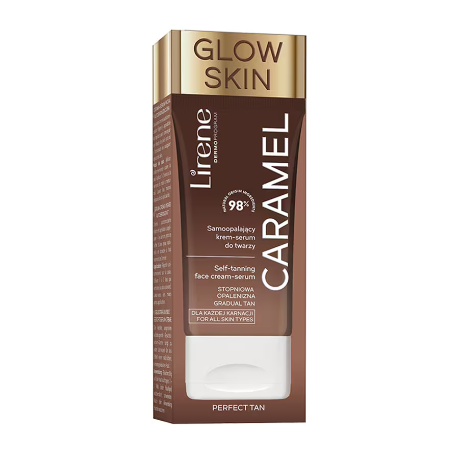 Ser facial autobronzant Caramel Glow, 50ml, Lirene