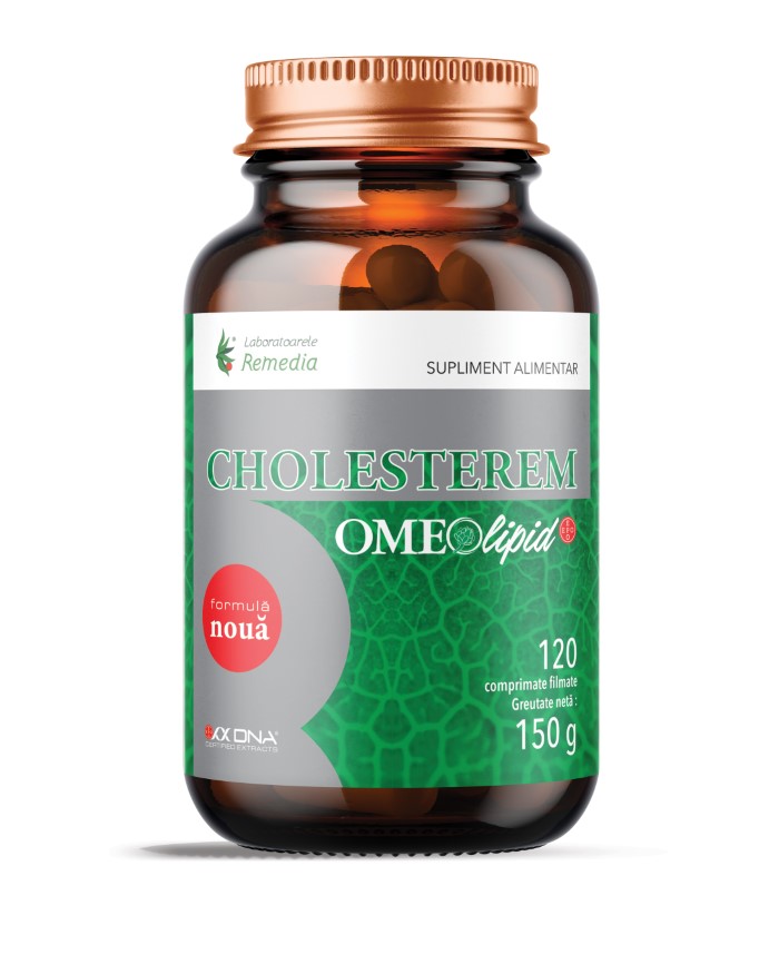 Cholesterem Omeolipid, 120 comprimate, Laboratoarele Remedia