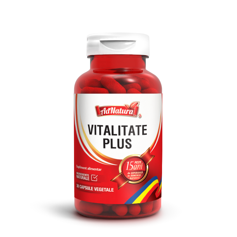 Vitalitate Plus, 30 capsule, AdNatura