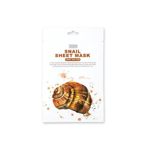 Masca servetel pentru ten Snail, 25ml, Tenzero