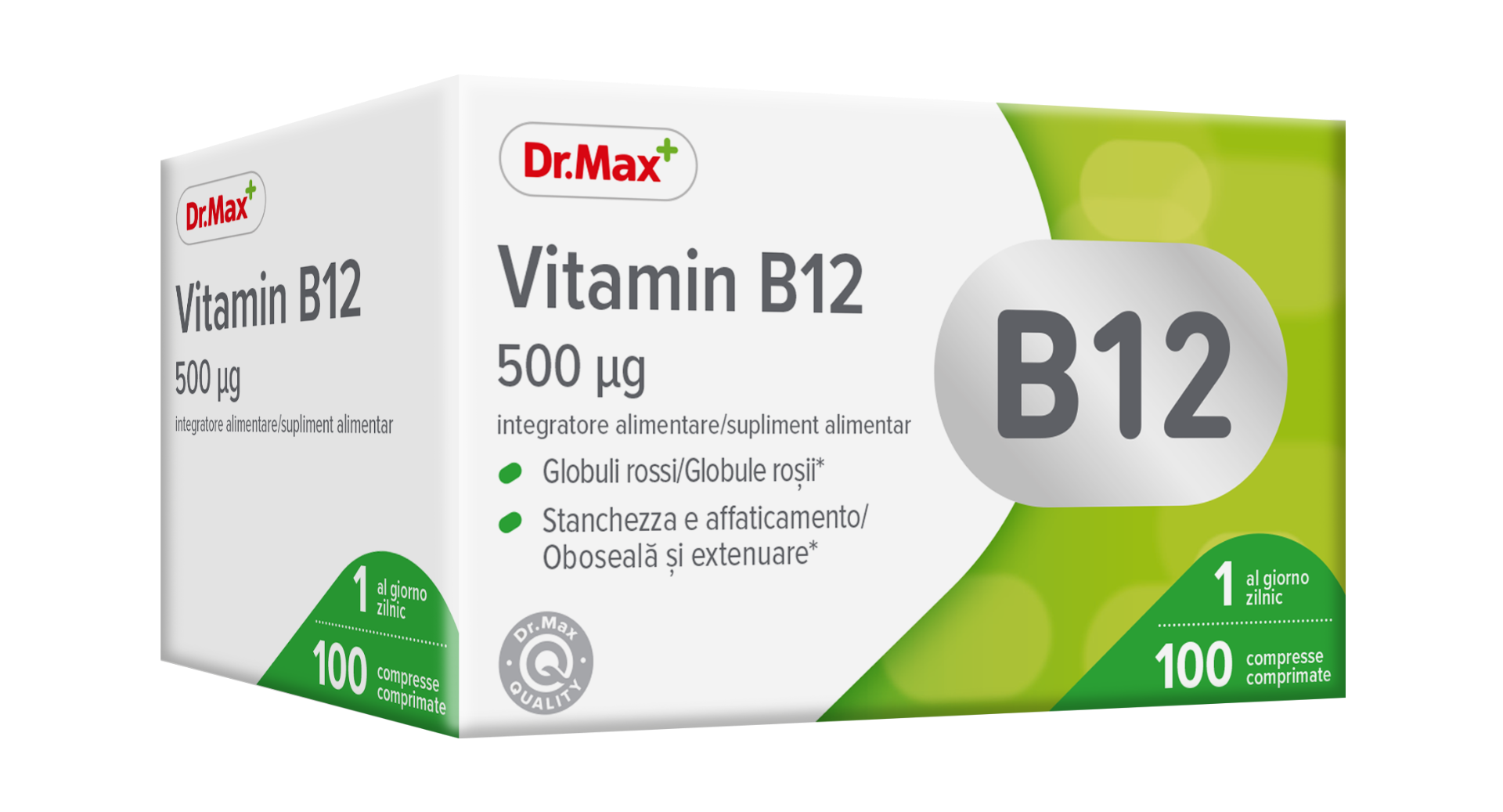 Dr. Max Vitamin B12 500mcg, 100 comprimate filmate