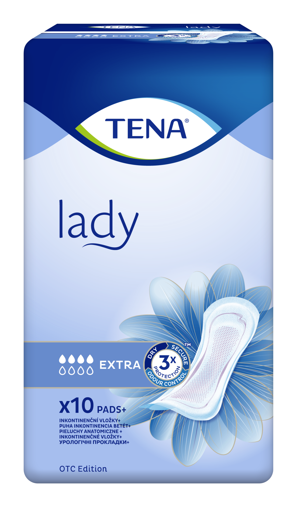 Absorbante pentru incontinenta urinara TENA Lady Extra x 10 buc