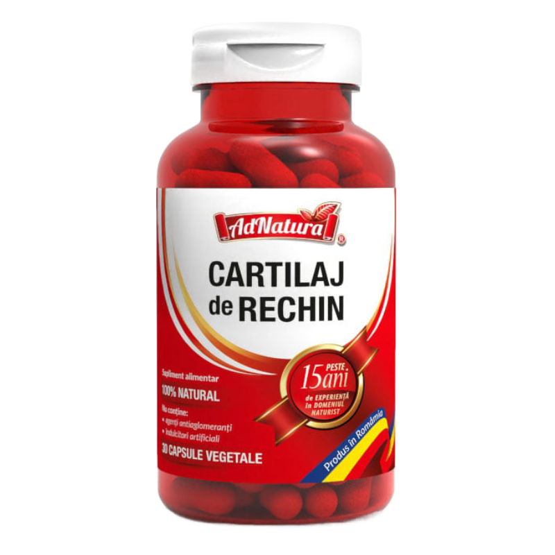 Cartilaj de Rechin, 30 capsule, AdNatura