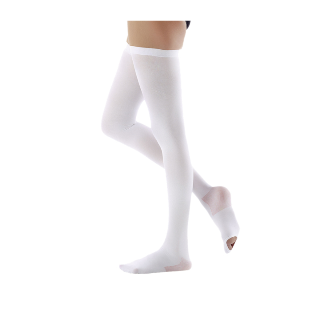 Ciorapi anti-embolism Rayat AG alb pana la coapsa - 4