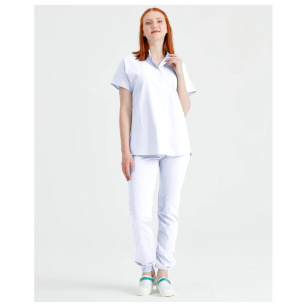 Costum medical alb unisex, Model Activity - XL