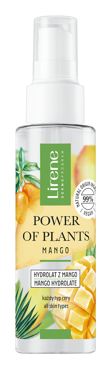 Hidrolat facial hranitor Power of Plants Mango, 100ml, Lirene