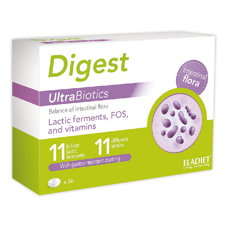Digest Ultrabiotics, 30 capsule, Eladiet