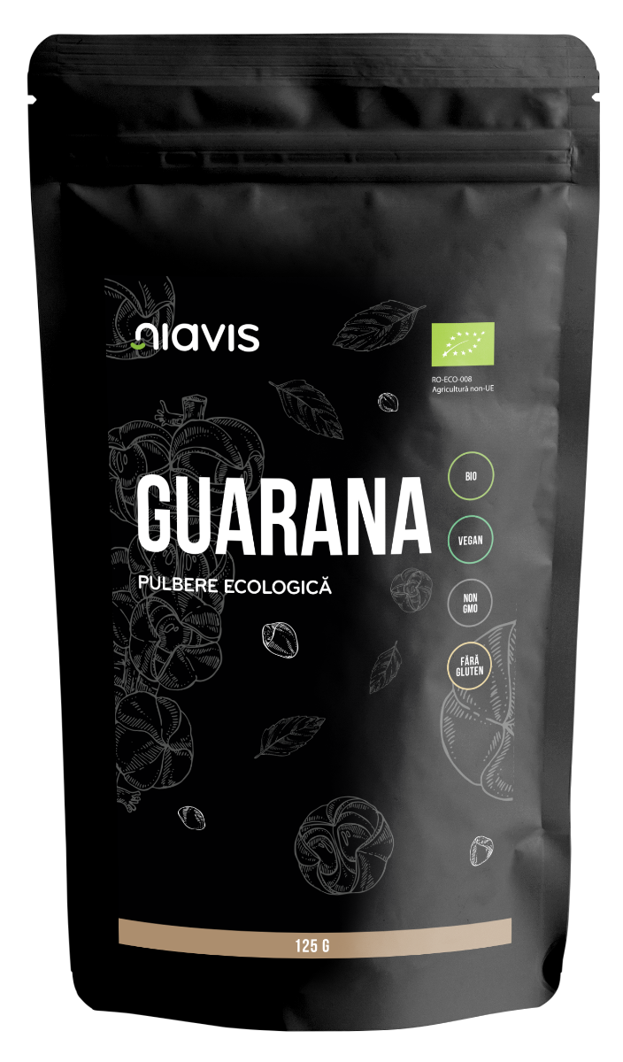 Guarana Pulbere ecologica, 125g, Niavis