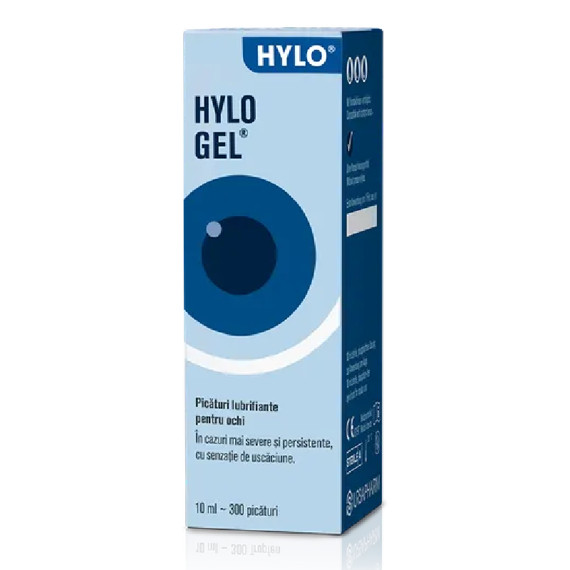 Hylo-gel, 10 ml picaturi oftalmice