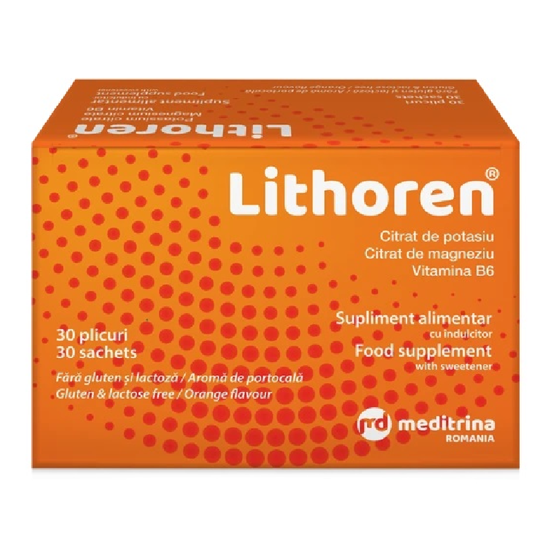 Lithoren, 30 plicuri, Meditrina Pharmaceuticals