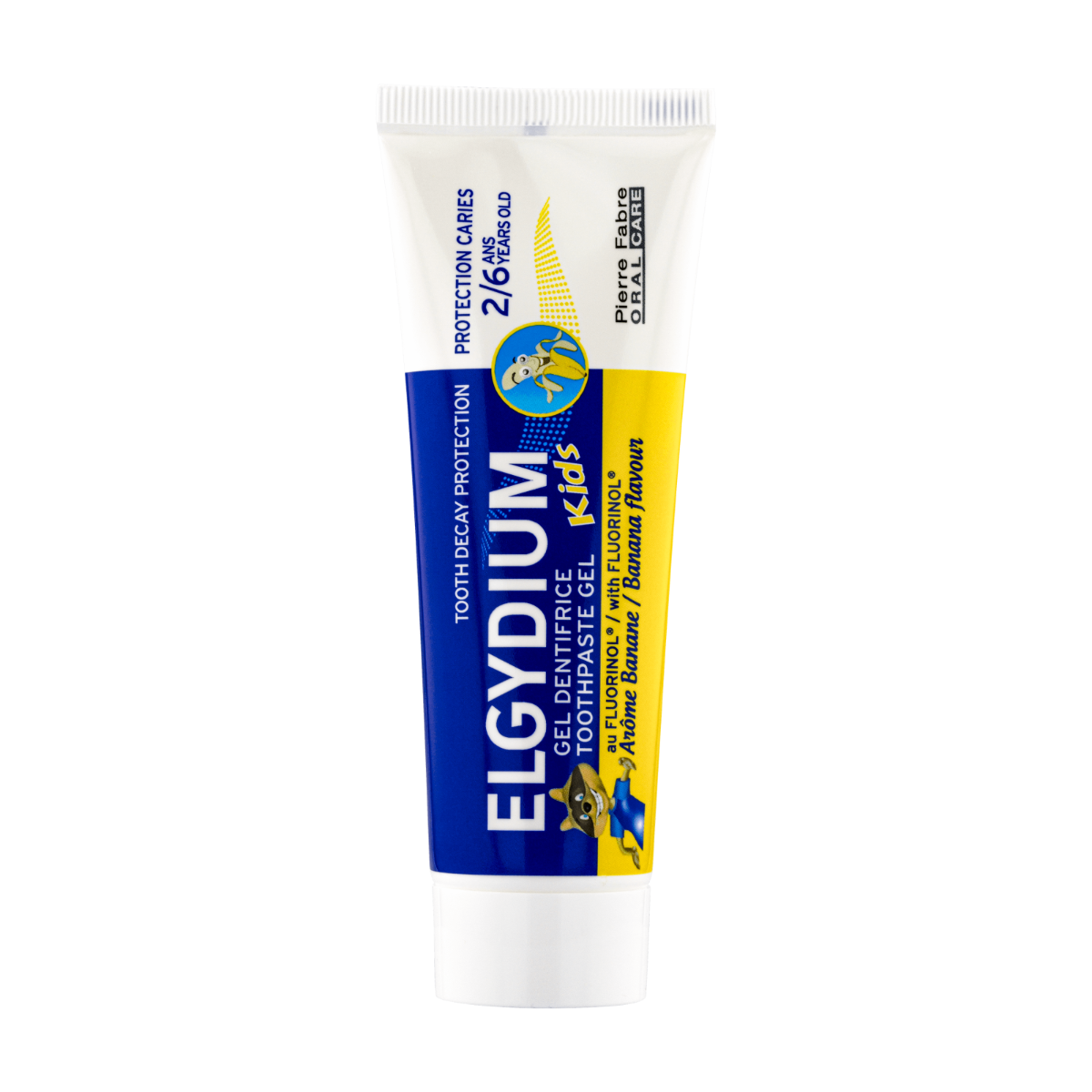 Pasta de dinti pentru copii cu aroma de banane, 50 ml, Elgydium