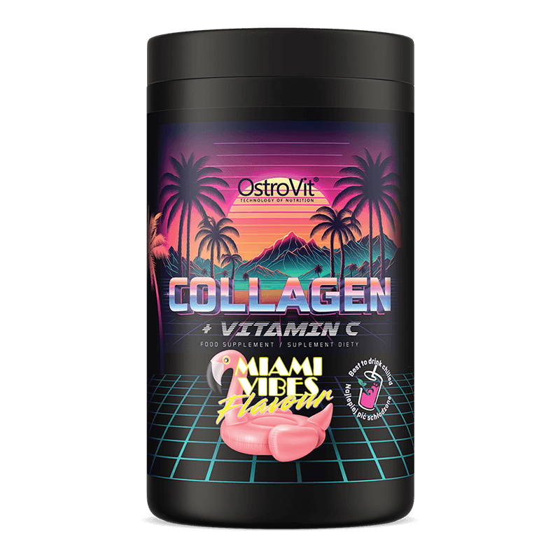Colagen + Vitamina C aroma Miami Vibes, 400g, OstroVit