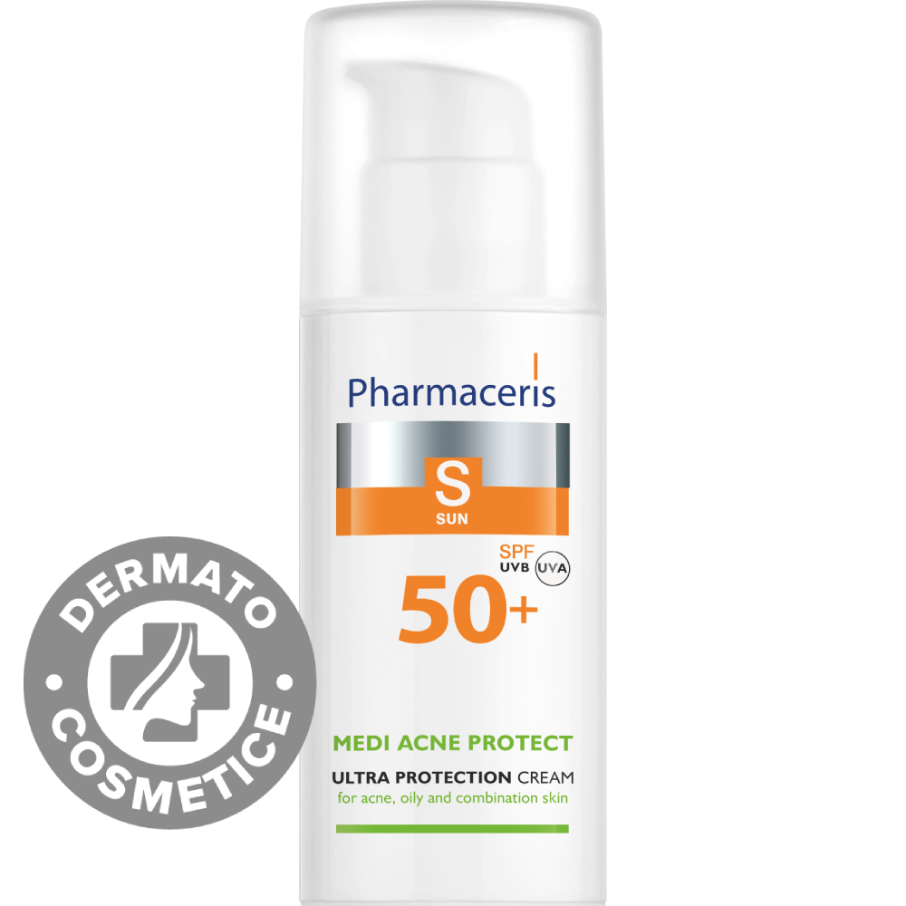 Crema de fata Medi Acne Protect SPF50+ S, 50ml, Pharmaceris