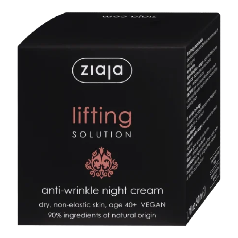 ZIAJA Lifting Solution-Crema noapte antirid 40+, 50 ml