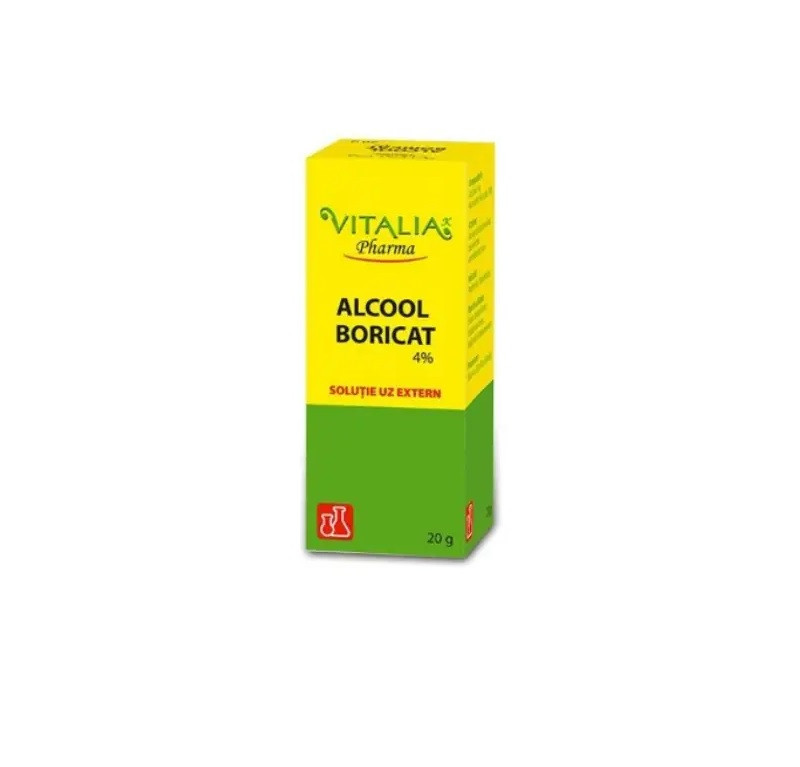 Alcool Boricat 40mg/ml 20g (Hipocrate)