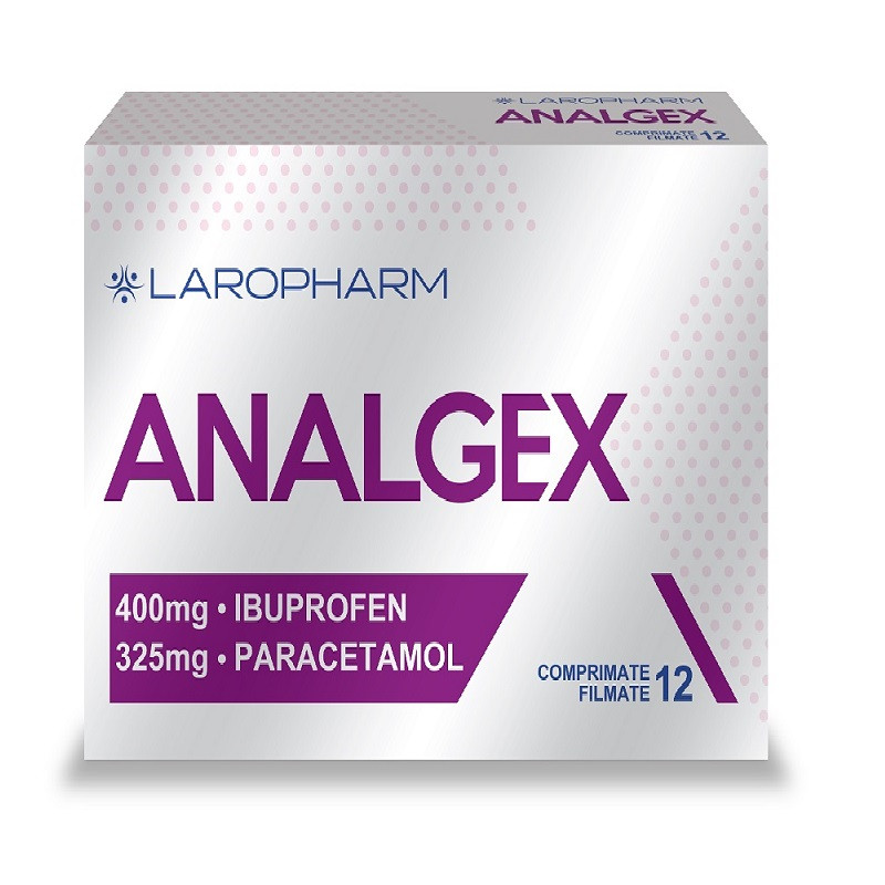 Analgex 400mg/325 mg 12 comprimate