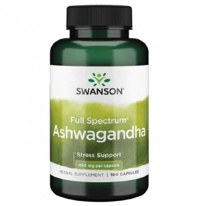 Ashwagandha - Ginseng Indian 450 mg 100 capsule Swanson
