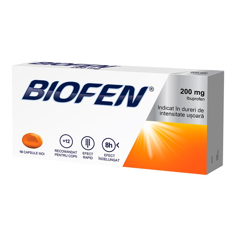 Biofen 200 mg 10 capsule moi Biofarm