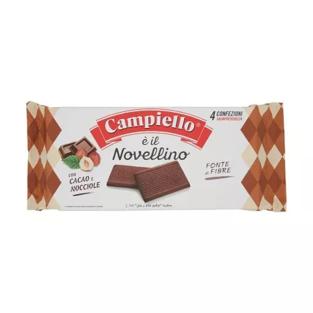 Biscuiti cu ciocolata Novellino, 340g, Campiello