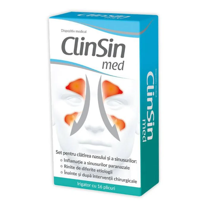 Clinsin Med, 16 plicuri + irigator, Zdrovit