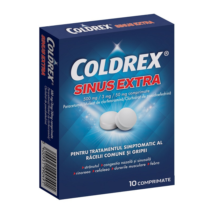 Coldrex sinus extra 10 comprimate