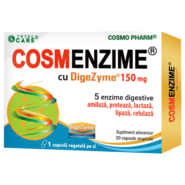 Cosmenzime 150mg, 20 comprimate, Cosmopharm