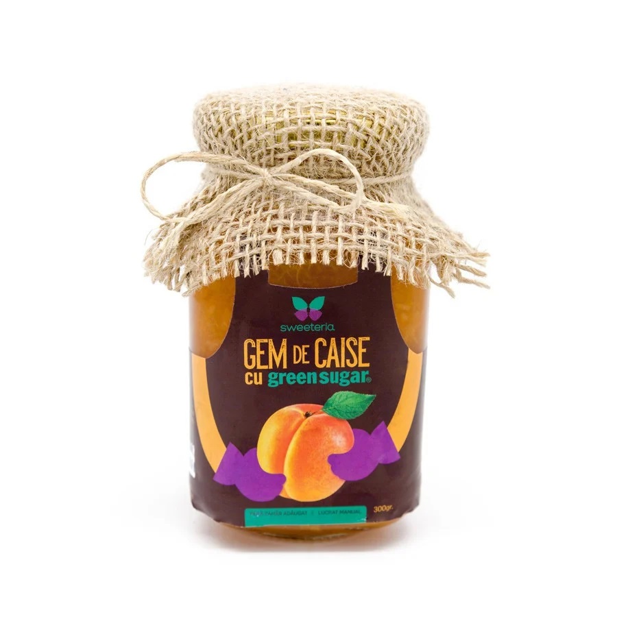 Gem de caise cu indulcitor natural, 300g, Sweeteria