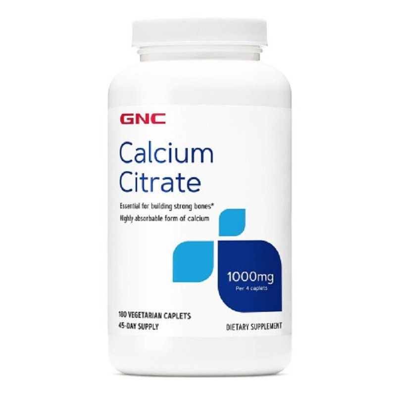 GNC Calciu citrat 1000 mg 180 tablete