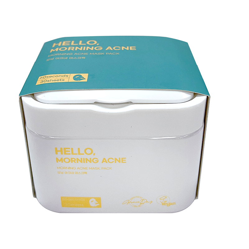 Set de masti pentru acnee cu Acid Salicilic Hello Morning, 30 bucati, Grace Day